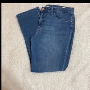 2 pairs of  straight leg petite jeans